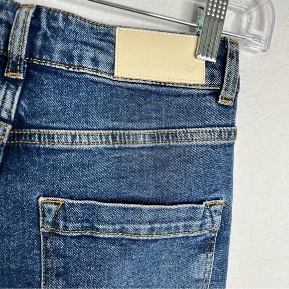 Whistles Jeans Women Size 24 Slim Skinny Ankle Blue High Rise Mom MSRP $199 - Picture 5 of 12